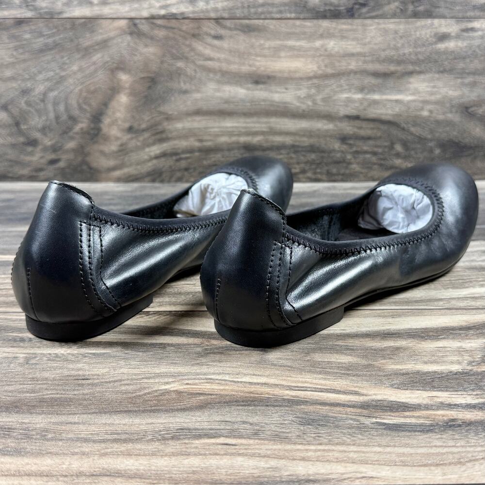 NIB Born Julianne 8M Black Leather Ballet Flats - Picture 10 of 11
